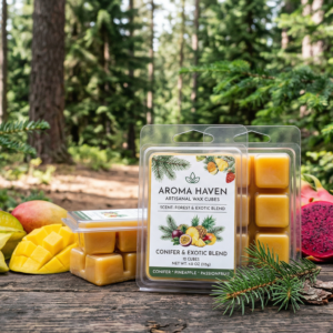 Cubes de cire - Mangue & Thé du Labrador