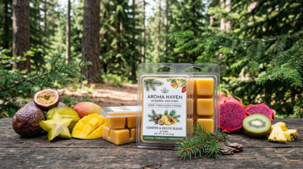 Cubes de cire - Mangue & Thé du Labrador